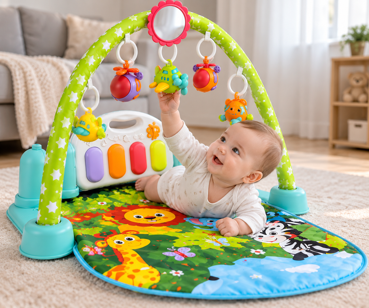 BABY’S PIANO GYM MAT kūdikių žaidimų kilimėlis