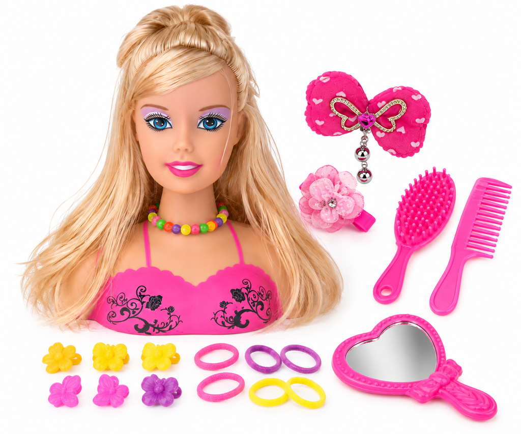 DREAM GIRL lėlės galva su priedais