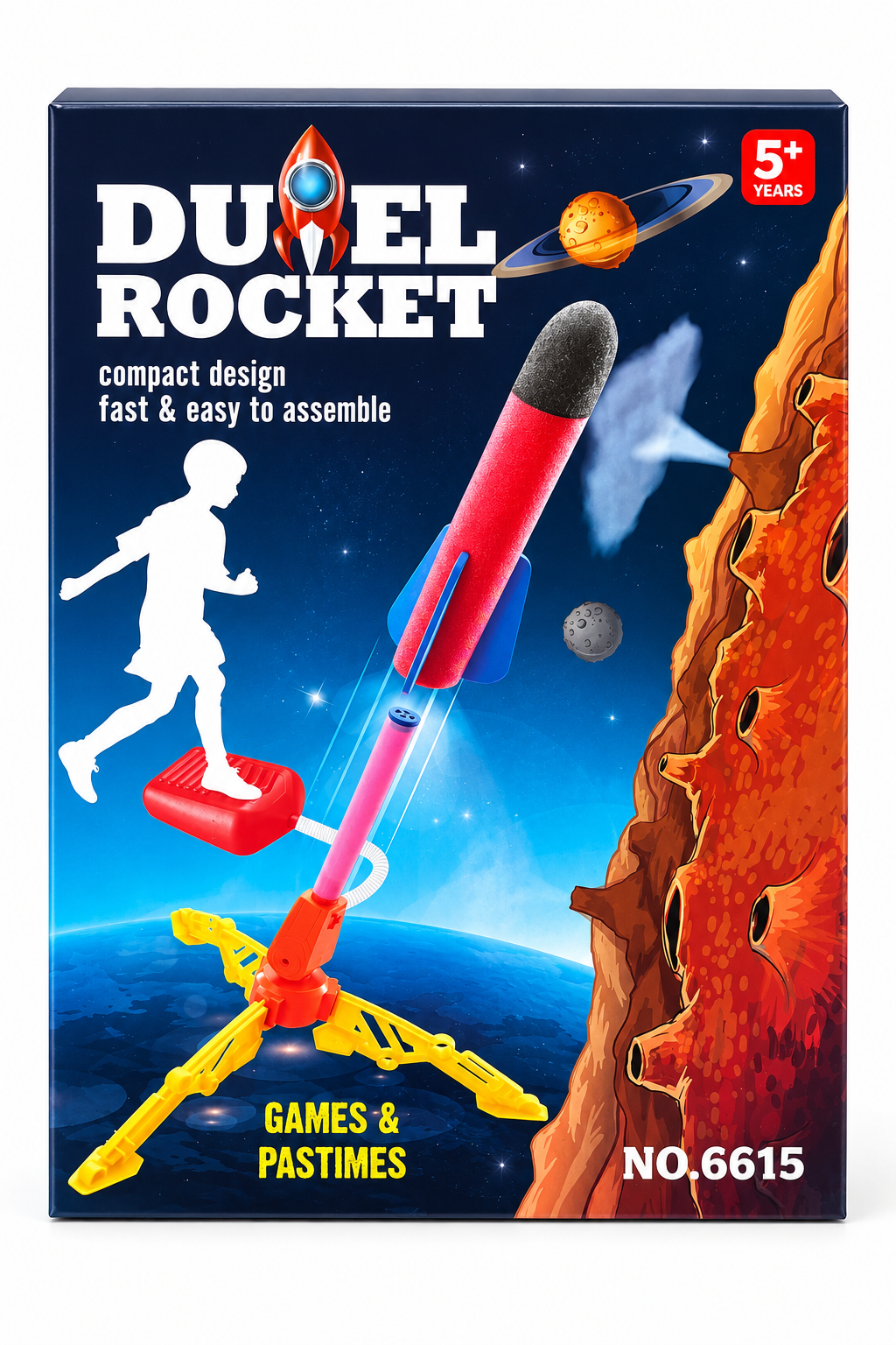 DUAL ROCKET raketos paleidimo žaislas