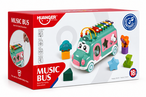 "Music Bus" lavinamasis žaislas mažiesiems