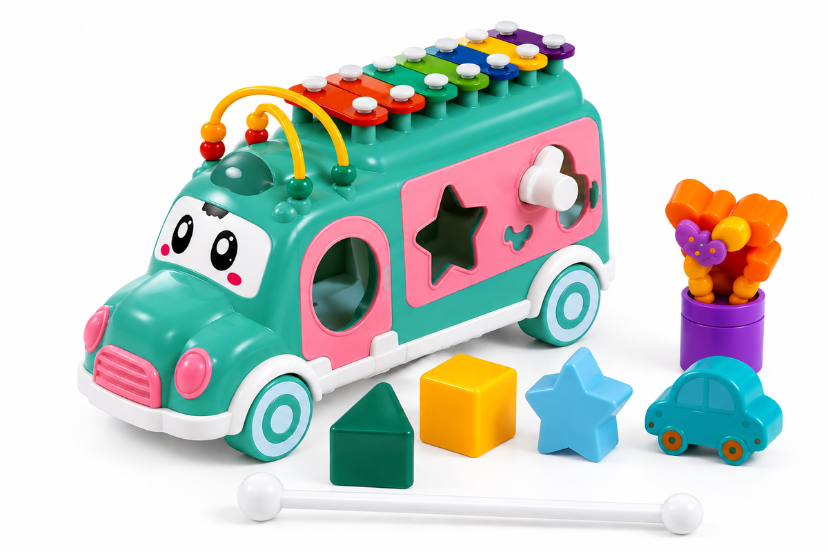 "Music Bus" lavinamasis žaislas mažiesiems