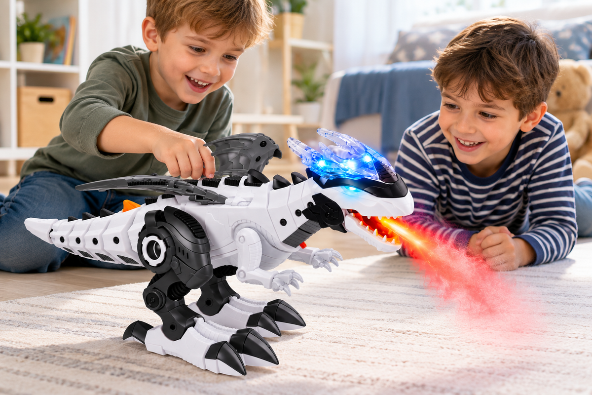 Robotas dinozauras „Spray Dinosaur“