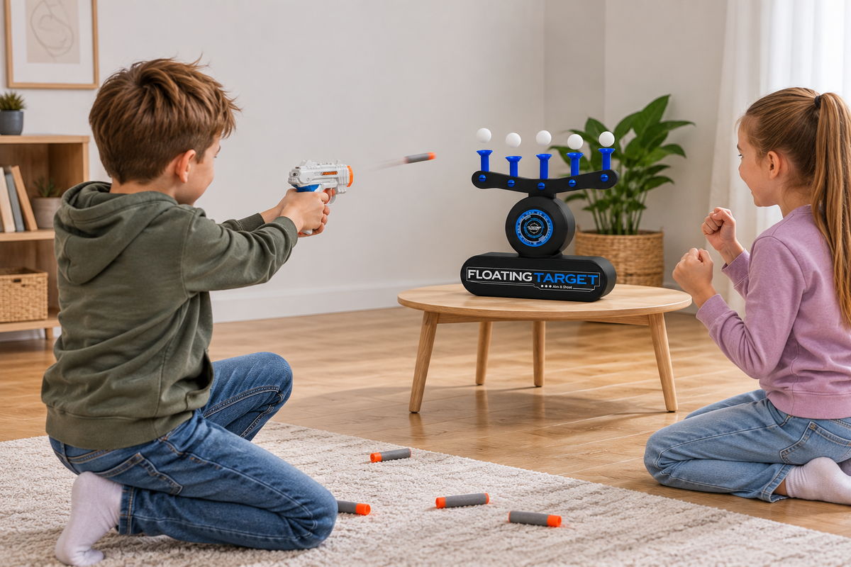 HOVER BLAST skraidančių kamuoliukų taikinio žaidimas